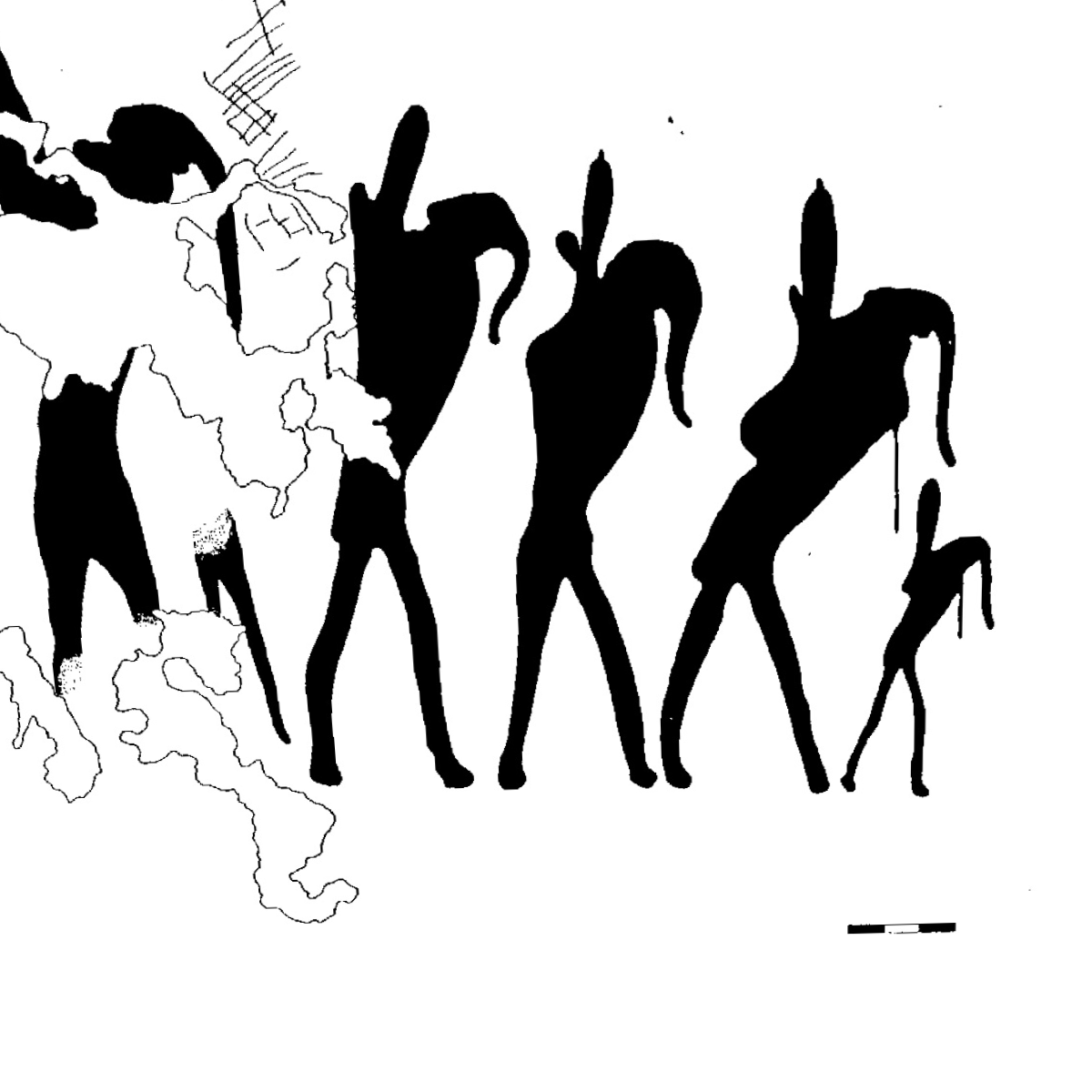 Elephant heads tracing