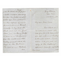 To: Miss Frere (32 February 1878)